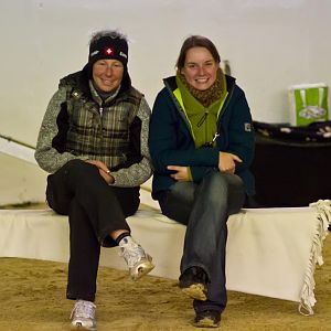 Eifrige Zuhörerinnen