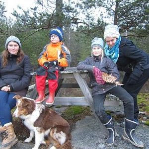 Wir alle am sogenannten "Elchblick"