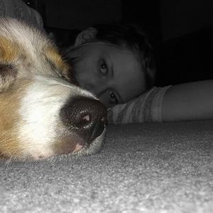 Kuscheln bis zum Einschlafen :)